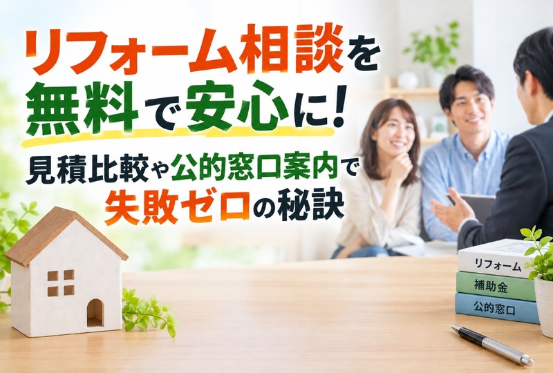 画像216：リフォーム相談を無料で安心に！見積比較や公的窓口案内で失敗ゼロの秘訣